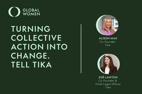 event tile - launch of Tika. speakers Alison Mau and Zoe Lawton